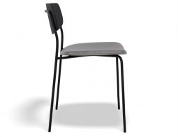 Rylie Chair Black GreyPU Side
