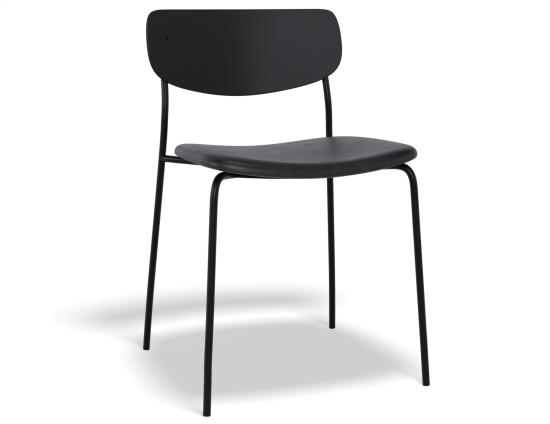 Rylie Dining Chair - Black - Upholstered