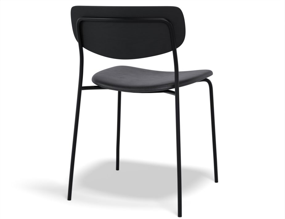 Rylie Chair Black BlackPU Back