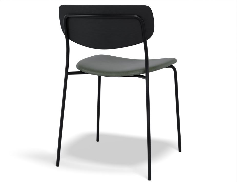 Rylie Chair Black GreenPU Back