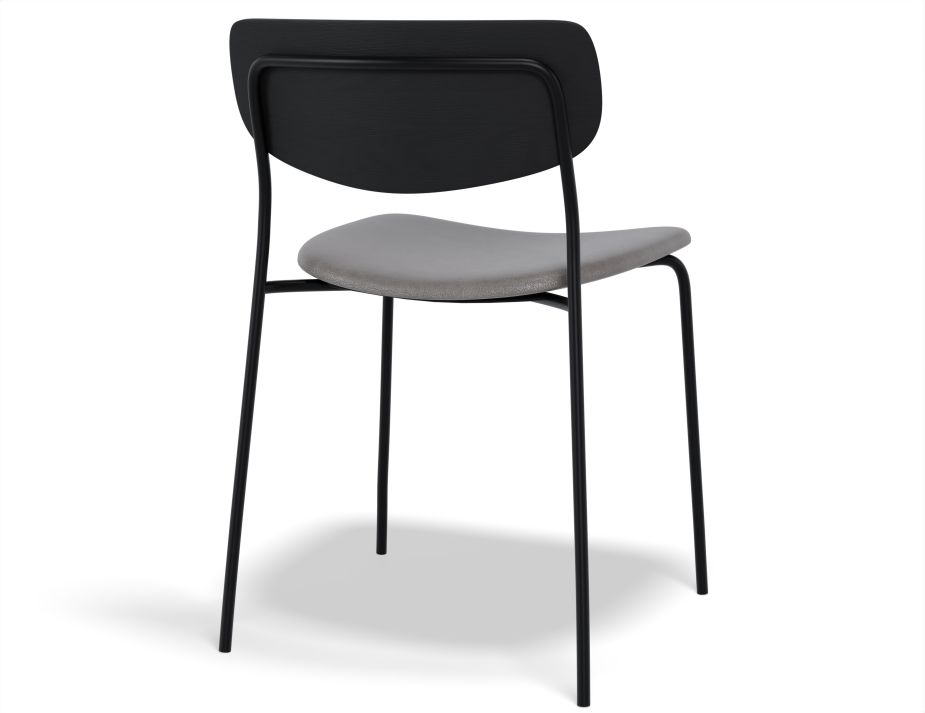 Rylie Chair Black GreyPU Back