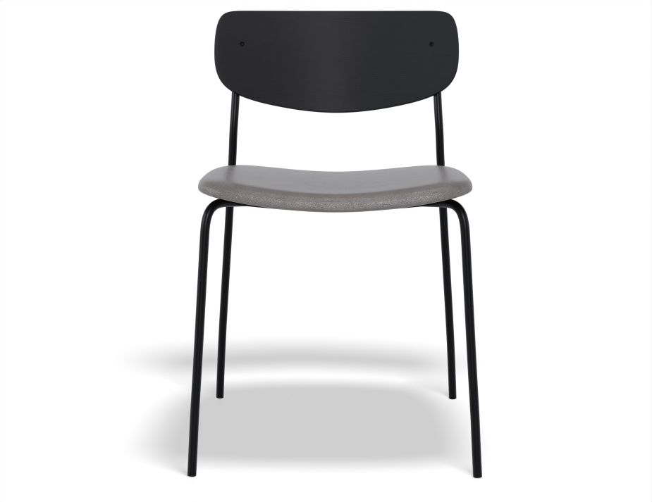 Rylie Chair Black GreyPU22 Front
