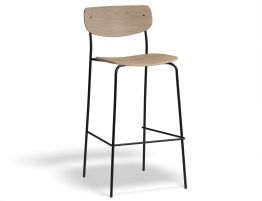 Rylie Stool - Natural Ash Seat and Backrest