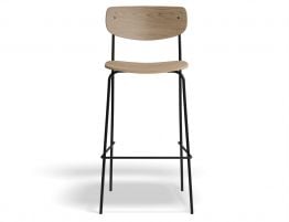 Rylie Stool - Natural Ash Seat and Backrest