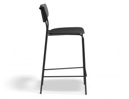 Rylie Stool 65cm Black Black Side