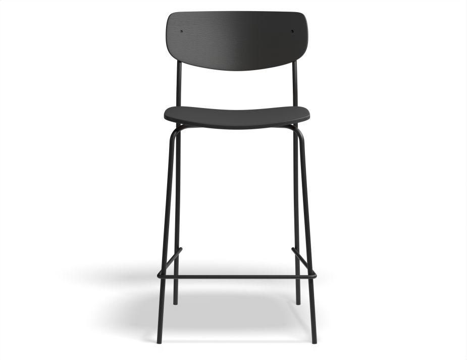 Rylie Stool 65cm Black Black Front