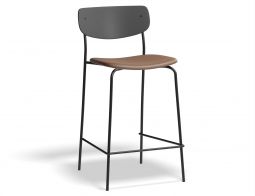 Rylie Stool 65cm Black TanPU