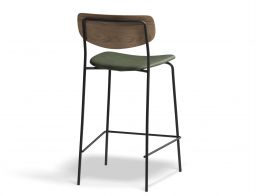 Rylie Stool 65cm Natural GreenPU Back