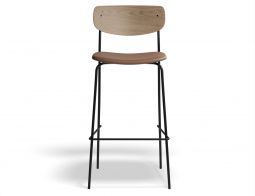 Rylie Stool 75cm Natural TanPU Front