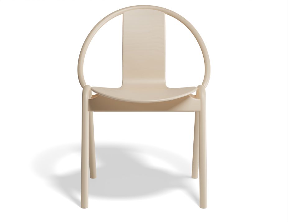 Again Chair Beechnatural Front