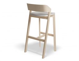 Merano Barstool Seatpad Beech Fargo701 Back