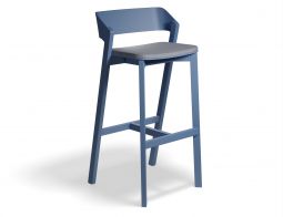 Merano Barstool Seatpad Blueberry Robo857