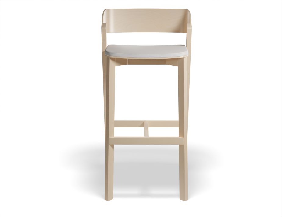 Merano Barstool Seatpad Beech Fargo701 Front