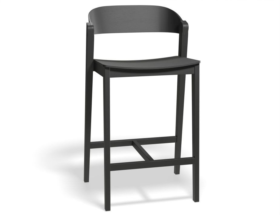 Grayson 65cm Barstool Black