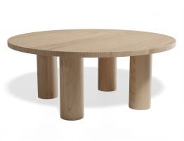 Orbix Round Coffee Table - Natural