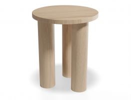 Orbix Round Side Table - Natural