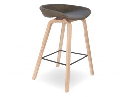 Kobe Stool Grey Vegan Leather 