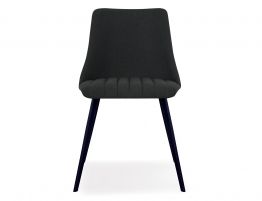 Andorra Dining Chair Anthracite Grey Fabric	