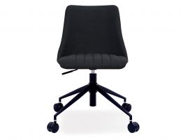 Andorra Swivel Office Chair Anthracite Grey Fabric