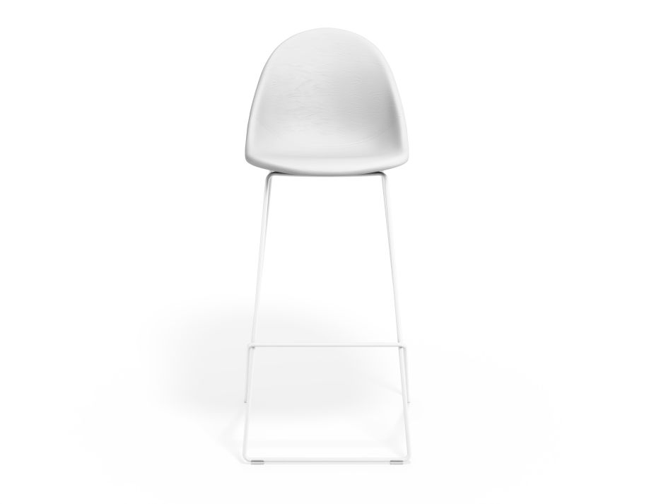 P 4 Pebble Barstool Whitepuseat Whiteframe