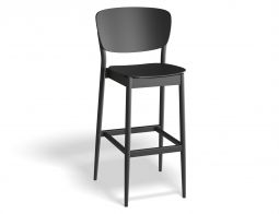 Valencia Barstool 75cm Blackgrain