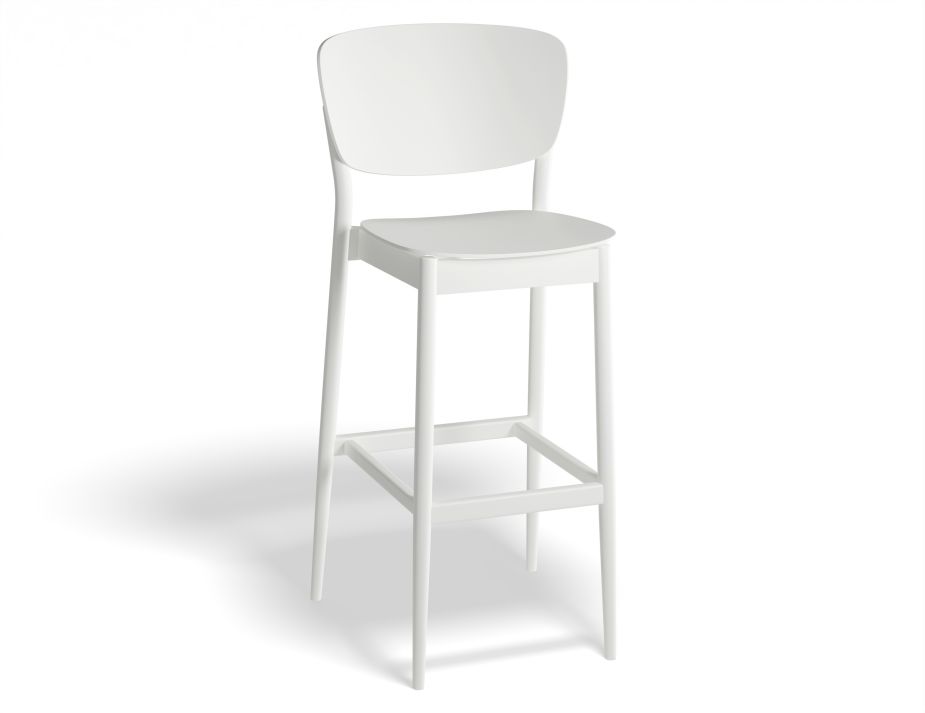 TON Valencia Bar Stool with Veneer Seat and Back by Yonoh