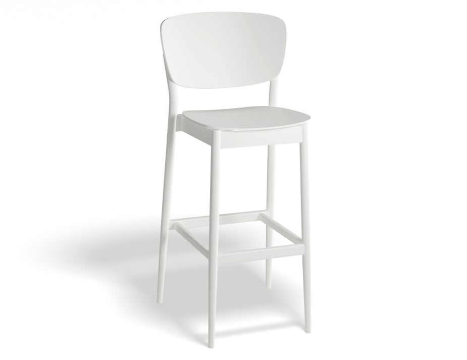 Valencia Barstool 75cm Whitepigment