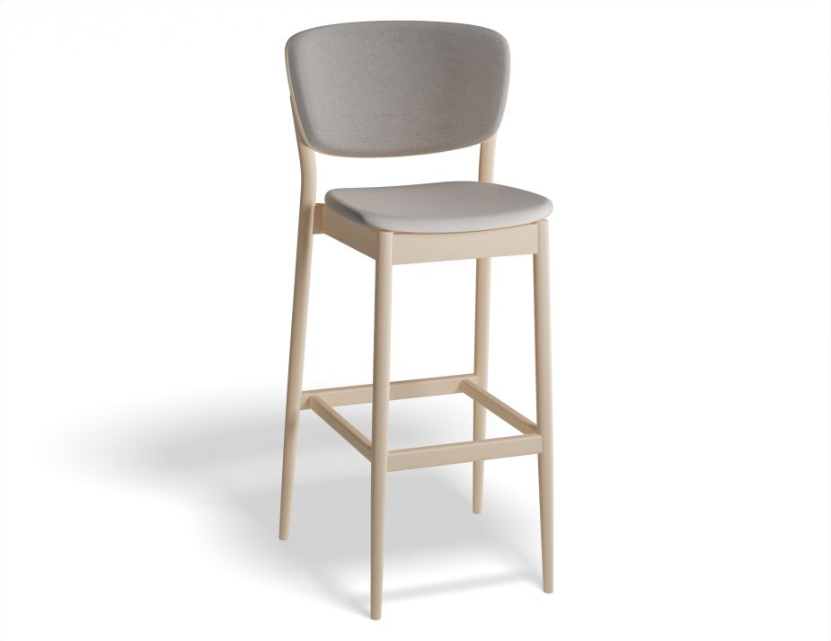 Valencia Barstool 75cm Backseatpad Beechnatural Fargo701