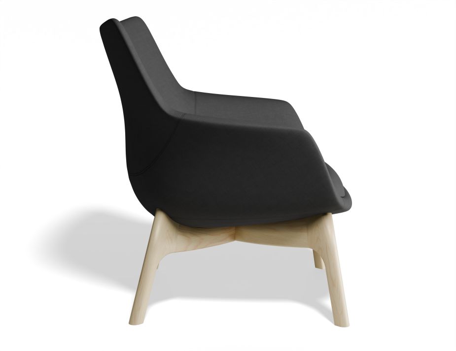 P3 Fly Chair Charcoal Side