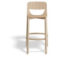 Leaf Barstool Oak Front