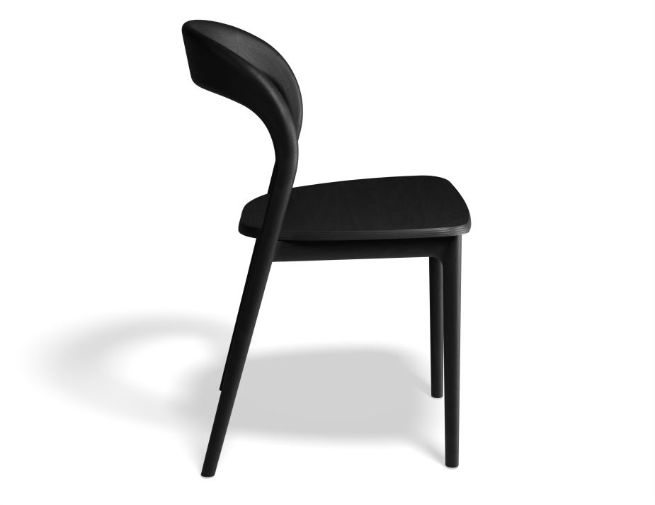 B100229027 P3 Mia Diningchair Black Black Side