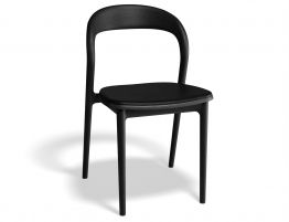 Mia Chair - Black Ash with Pad