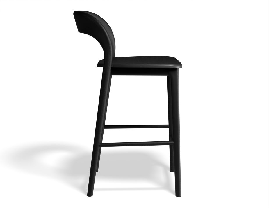 B111227027 P3 Mia Kitchenstool Black Black Side