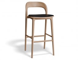 B111226103 P1 Mia Barstool Natural Blackvinyl