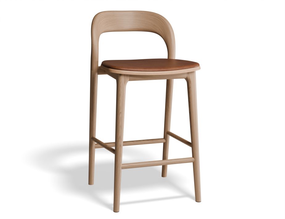 B111227101 P1 Mia Kitchenstool Natural Tanvinyl