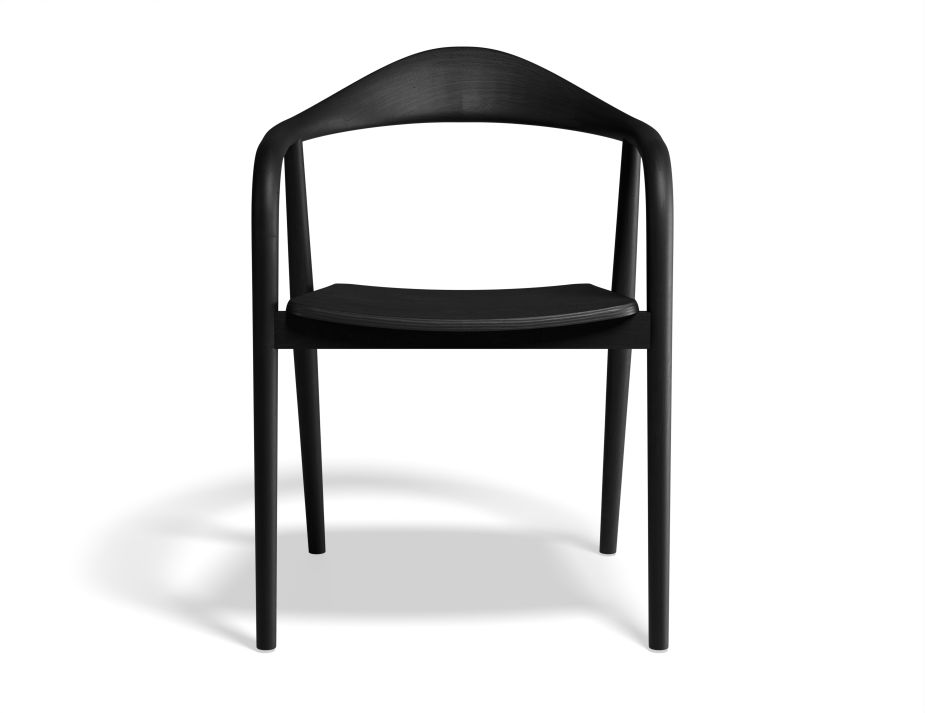 B100230027 P4 Arki Armchair Black Black Front