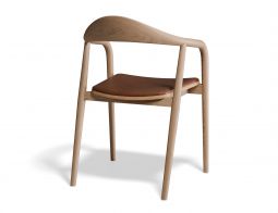 B100230101 P2 Arki Armchair Natural Tanvinyl Back