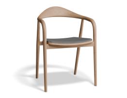 with Light Grey Fabric Seat Pad image