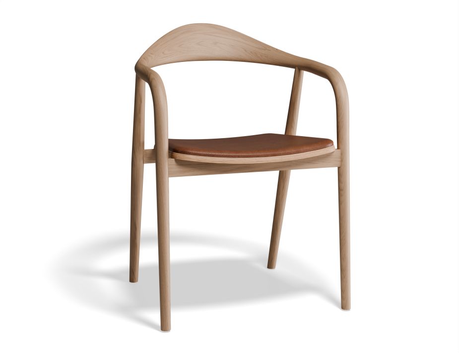 B100230101 P1 Arki Armchair Natural Tanvinyl