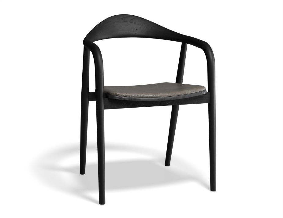 B100230202 P1 Arki Armchair Black Greyvinyl