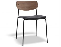 P1 Rylie Chair Walnut BlackPU