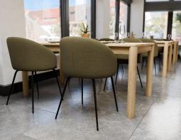 L 4 Henley Chair Forestgreen Black