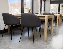 L 4 Henley Chair Anthracite Black