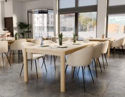 L 2 Henley Chair Fawnbeige Black
