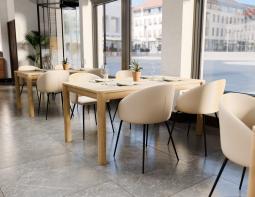 L 5 Henley Chair Fawnbeige Black