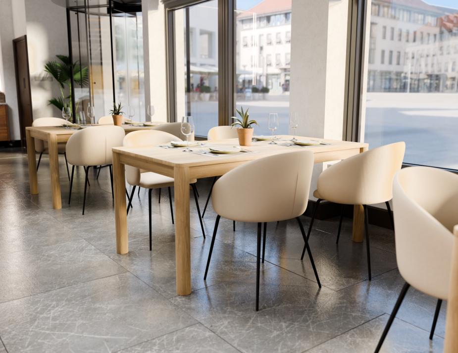 L 5 Henley Chair Fawnbeige Black