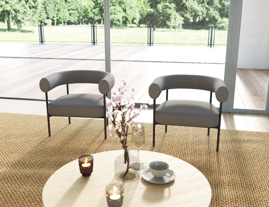 L 3 Marlowe Loungechair Oyster