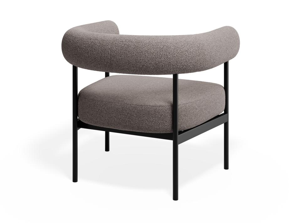 P 2 Marlowe Loungechair Black Oyster