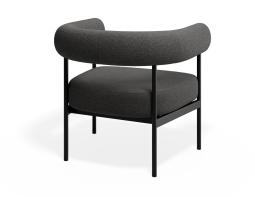 P 2 Marlowe Loungechair Black Stone