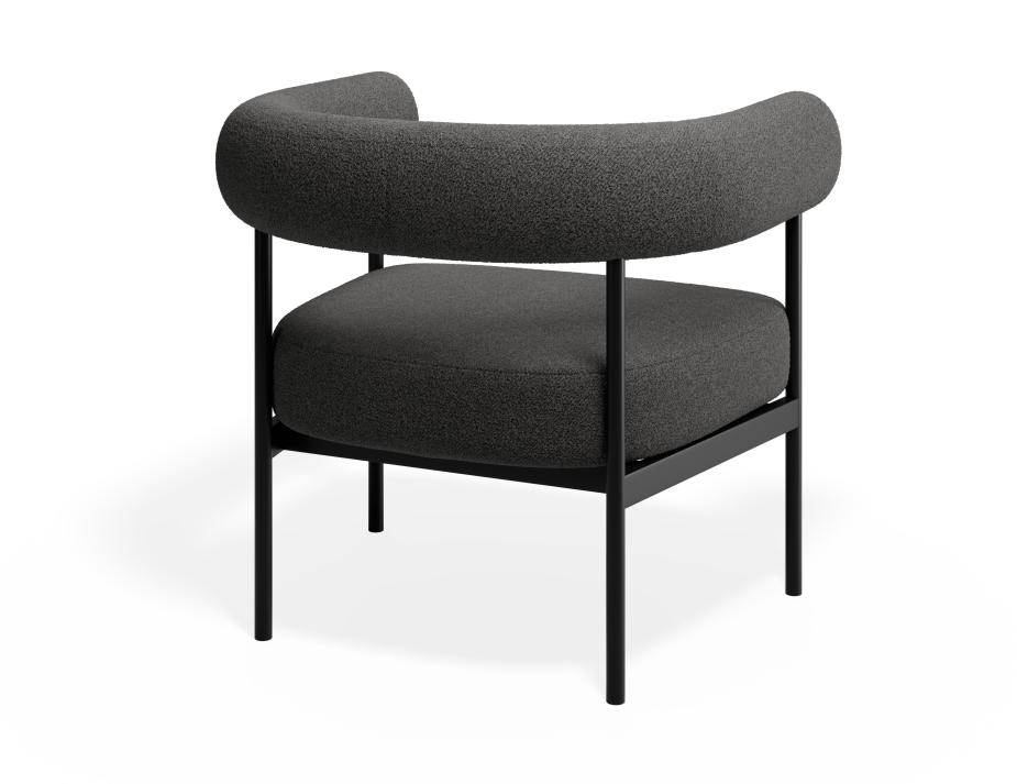 P 2 Marlowe Loungechair Black Stone